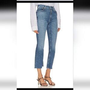 Citizens Of Humanity Isola Cropped Bootcut Jeans Size 25 Buttonfly Raw Hem